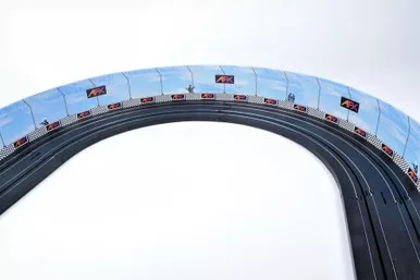 AFX HO Slot Car Track Race Barriers - 3x31-Inch Sections