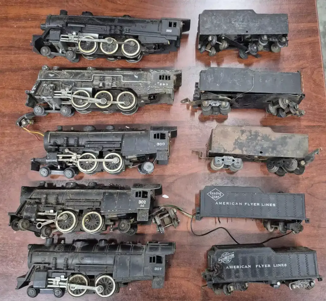 American Flyer AFlot25 Engines and Tenders LOT
