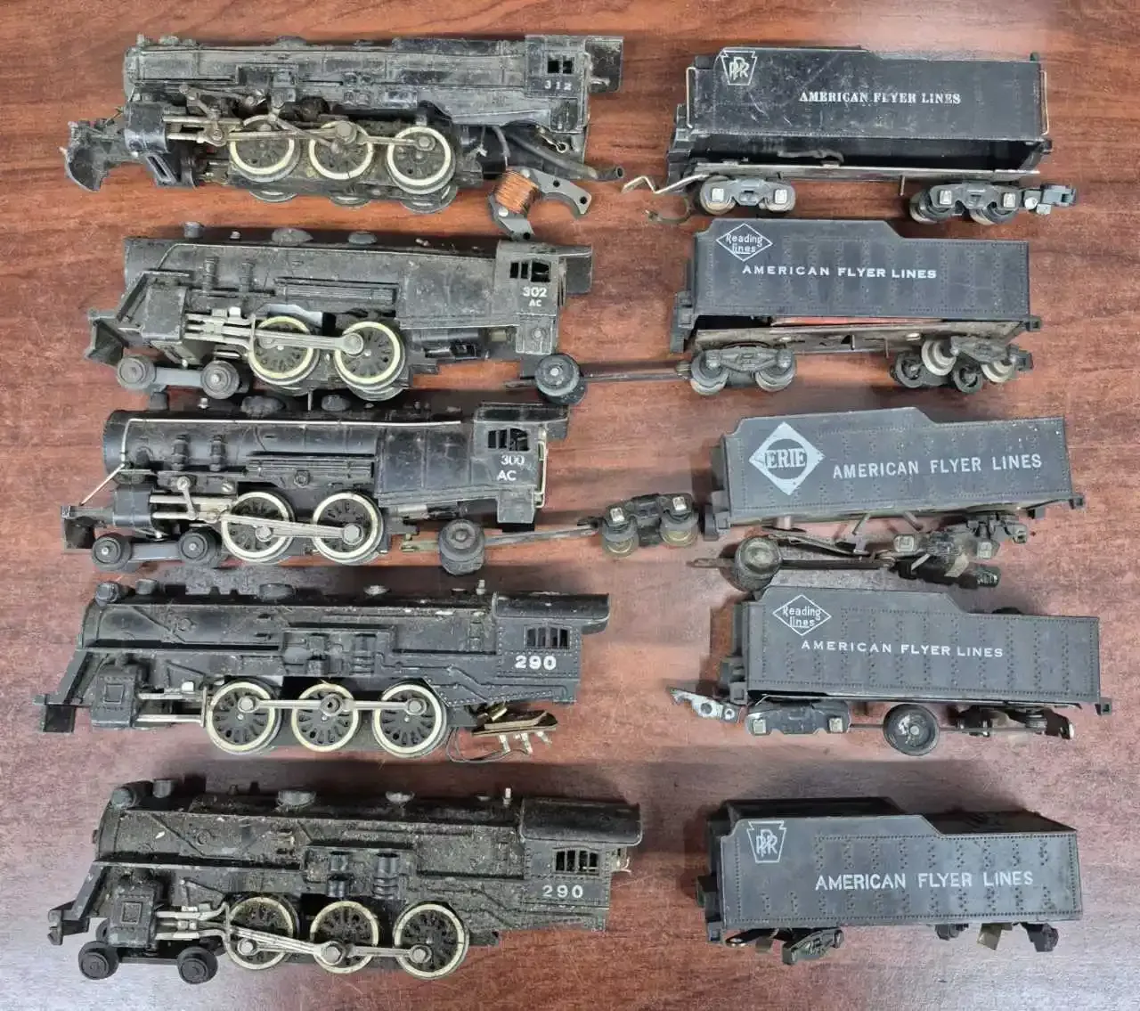 American Flyer AFlot29 Engines and Tenders LOT