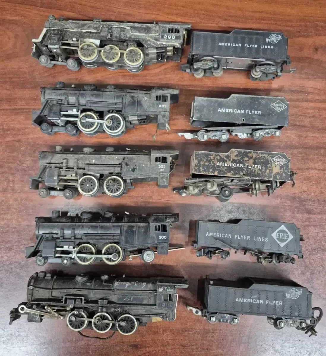 American Flyer AFlot30 Engines and Tenders LOT
