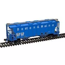 Atlas 20007688 ATEL LEASING, Boston & Maine [AEQX - EX-B&M] PORTEC 3000 Covered Hopper MASTER Limited HO Scale #3019 NEW