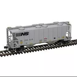 Atlas 20007695 NORFOLK SOUTHERN (NS) PORTAC 3000 Covered Hopper MASTER #233510 Limited HO Scale NEW