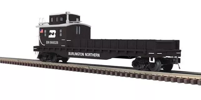 Atlas 3001747 BURLINGTON NORTHERN Crane Car #966026 limited O Scale NEW