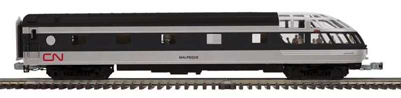 Atlas 3001951 CANADIAN NATIONAL CN Skytop Observation 70' Streamline Passenger MASTER Black/White/Red limited O Scale NEW