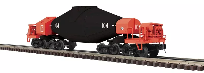 Atlas 3007114-3 Rouge Steel Hot Metal Car with flickering molten load Black/Red #106 Limited O Scale NEW