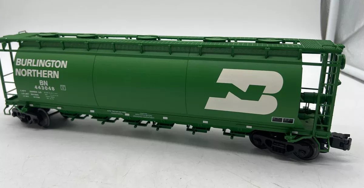 Atlas 6331-1 Burlington Northern BN Cylindrical Hopper O SCALE Used Excellent
