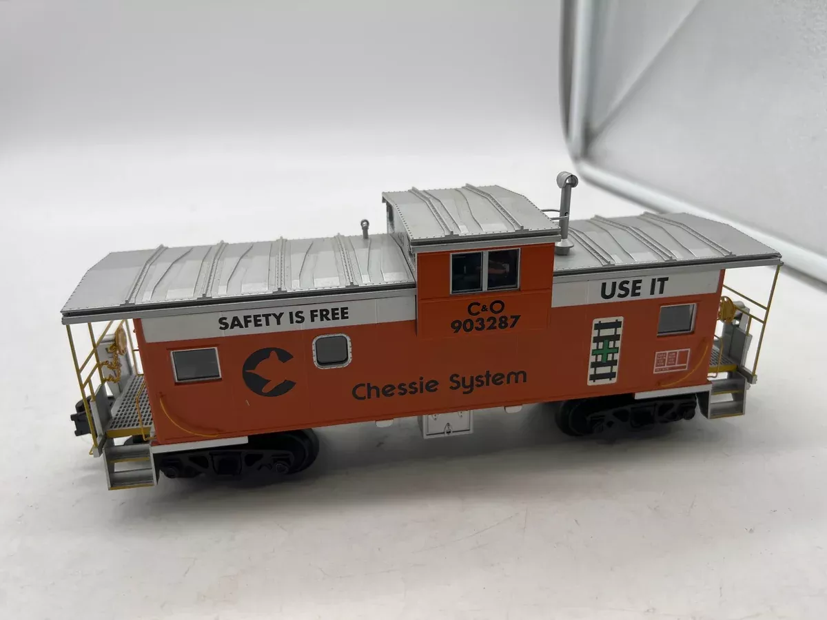 Atlas 6616-1 Western Maryland WM Orange Safety Caboose 3 Rl O SCALE Used Damaged Box as is