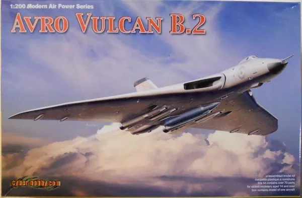 Avro Vulcan B.2, Cyber-hobby 1/200 CK - Charlies Plastic Models