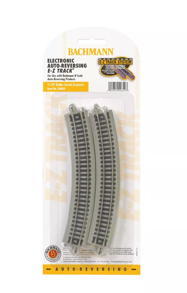 Bachmann 44849 NICKEL SILVER AUTO-REVERSING 11.25