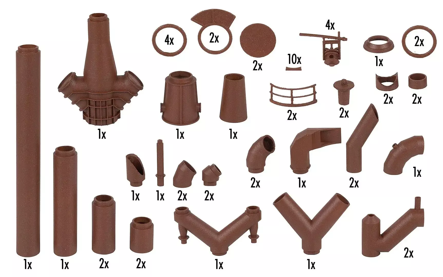 Faller 180328HO Large pipeline set kit