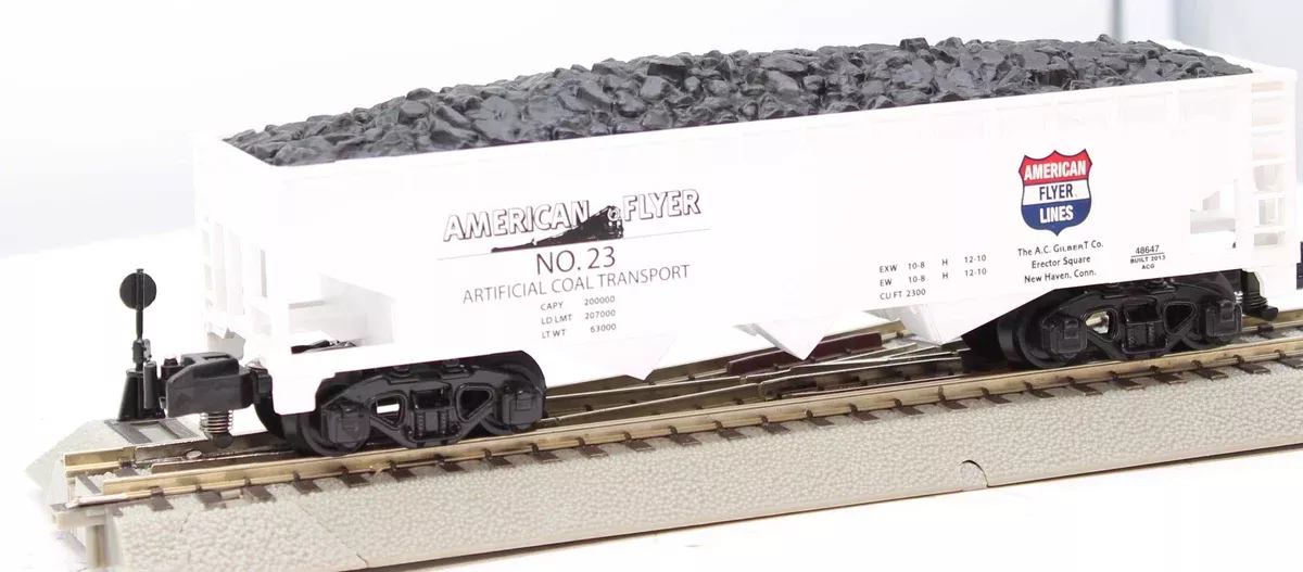 Gilbert 6-48647 American Flyer No. 23 artificial Coal Transport S SCALE Like New