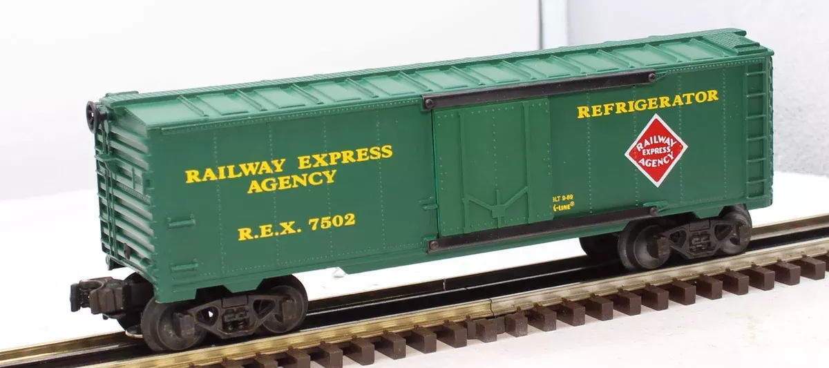 K-Line K-7502 REA Classic Steel Door Reefer O Scale Like New