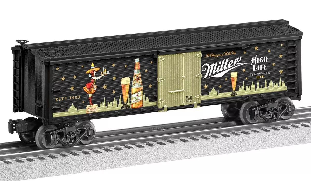 Lionel 2128130 Vintage Miller High Life Reefer beer car O SCALE Like New