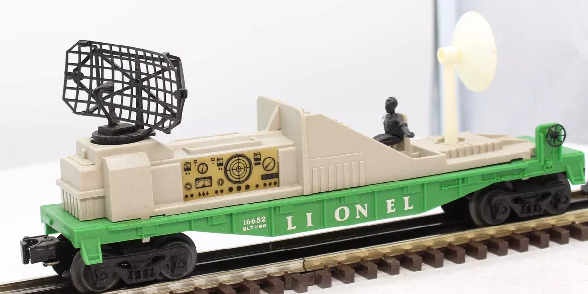 Lionel 6-16652 Operating Radar Car O Scale Like New
