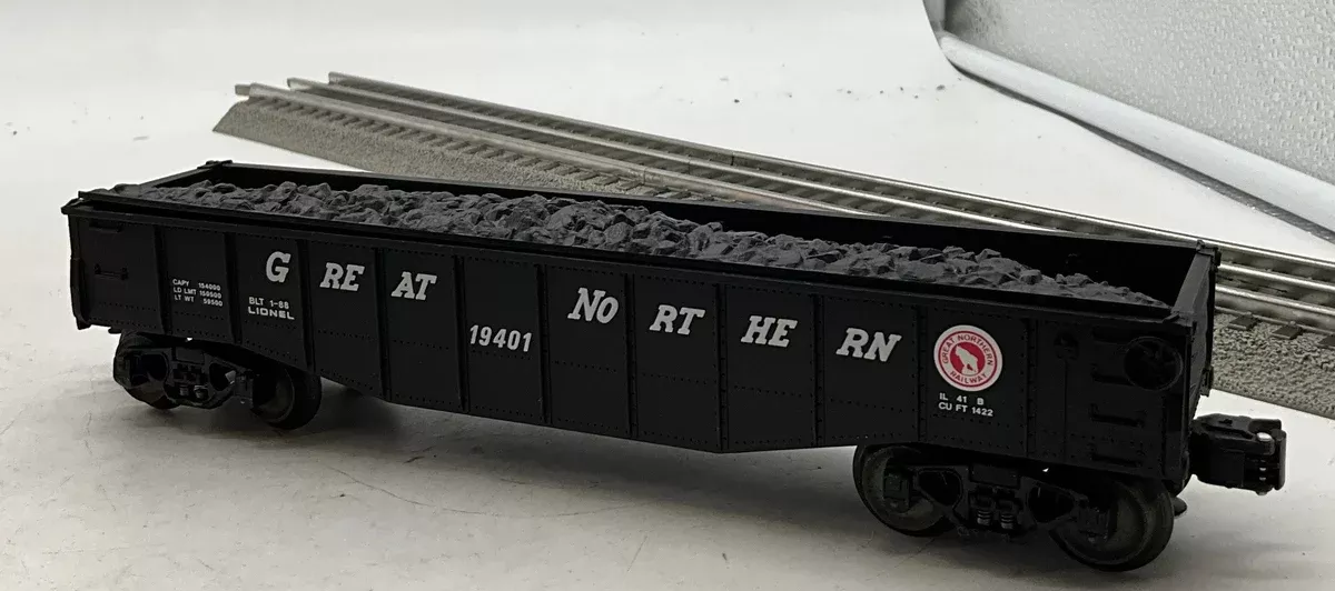 Lionel 6-19401 GREAT NORTHERN Gondola Mainline O Scale Used Damaged Box