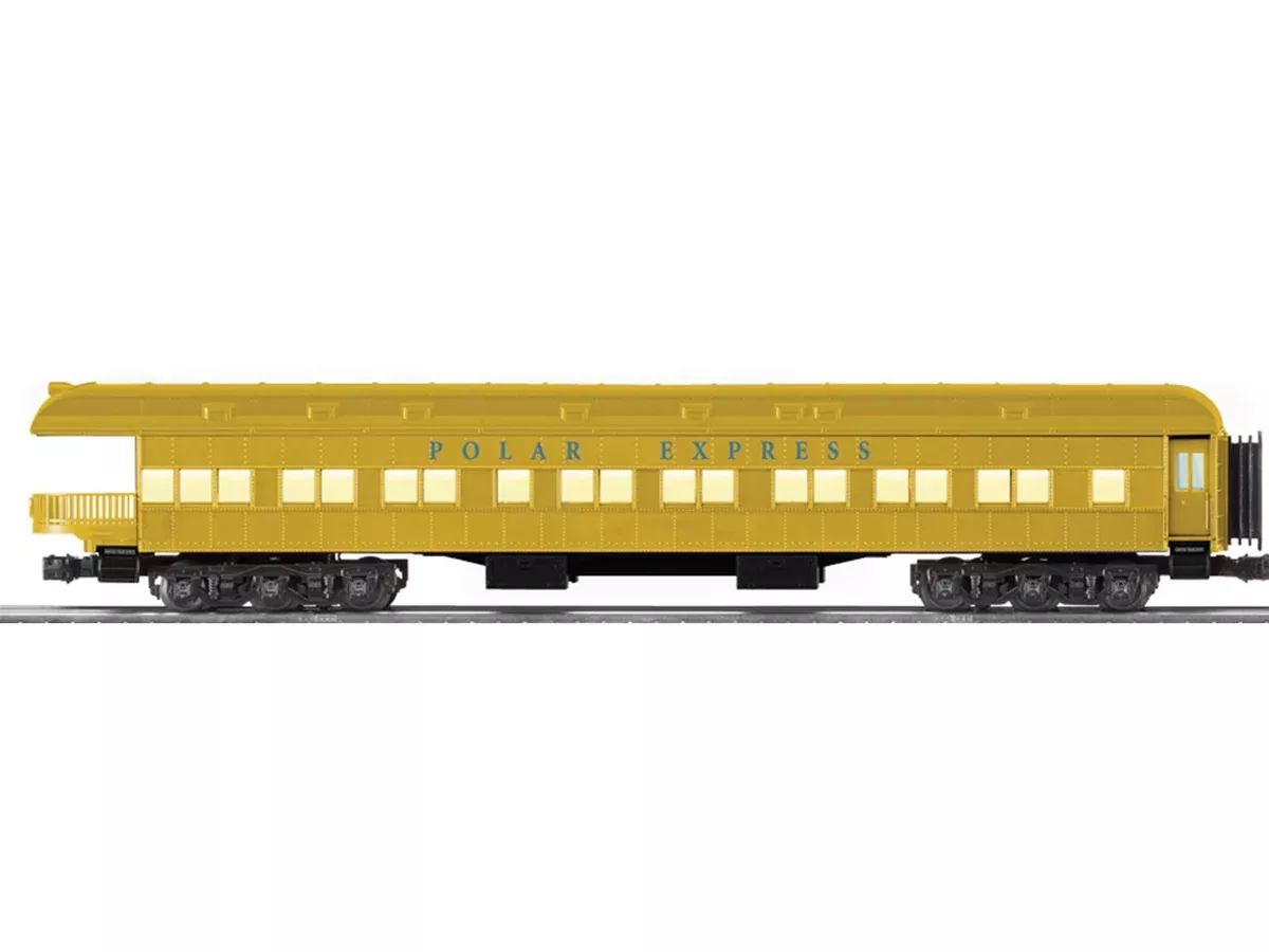 Lionel 6-25796 The Polar Express Heavyweight Scale Gold Edition Observation Car O SCALE Used Excellent **WRONG BOX**