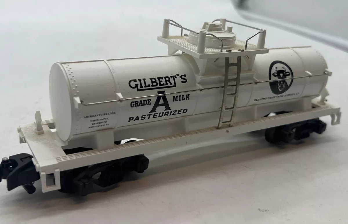 Lionel American Flyer 6-48239 GILBERT'S GRADE A MILK Milk Tank Car TTOS 2005 S Scale Used Excellent