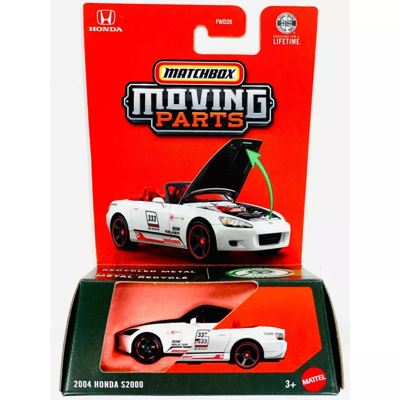 Matchbox 2026 Moving Parts Case J 2004 Honda S2000