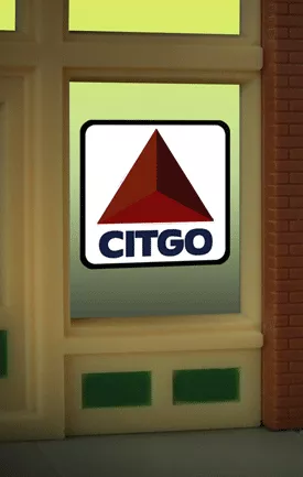 Miller Engineering #9075 Window Sign - Citgo