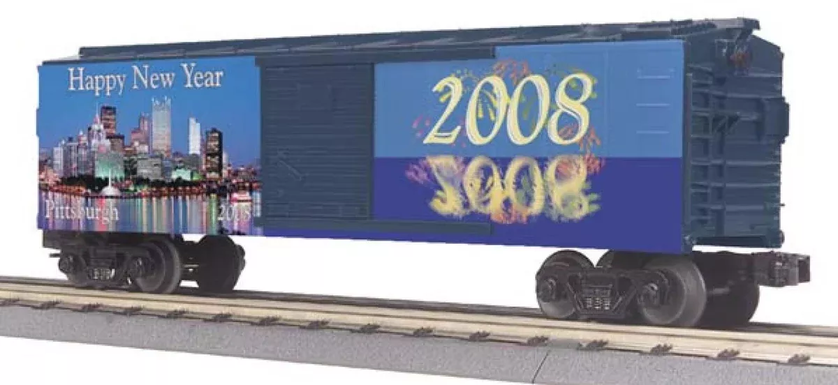 MTH Railking 30-74461 New Year's Pittsburgh O SCALE Like New