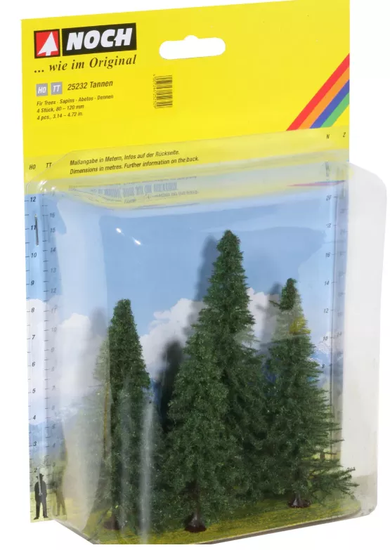 NOCH 25232HO fir trees (4pcs)