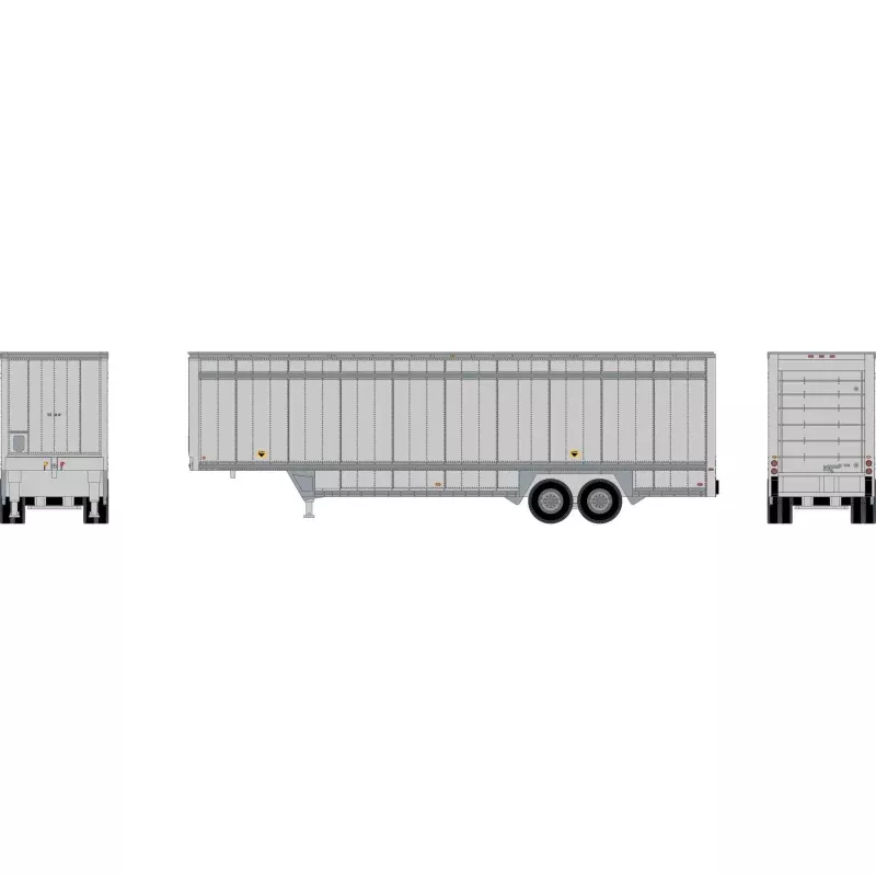 PREORDER Athearn HO ATH-3302 40' Drop Sill Trailer, Undecorated