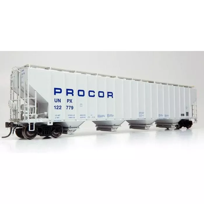 Rapido HO 157002 Procor 5820 Covered Hoppers, Procor (UNPX) (6)