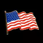 SUNDANCE PINS AFL American Flag pin limited