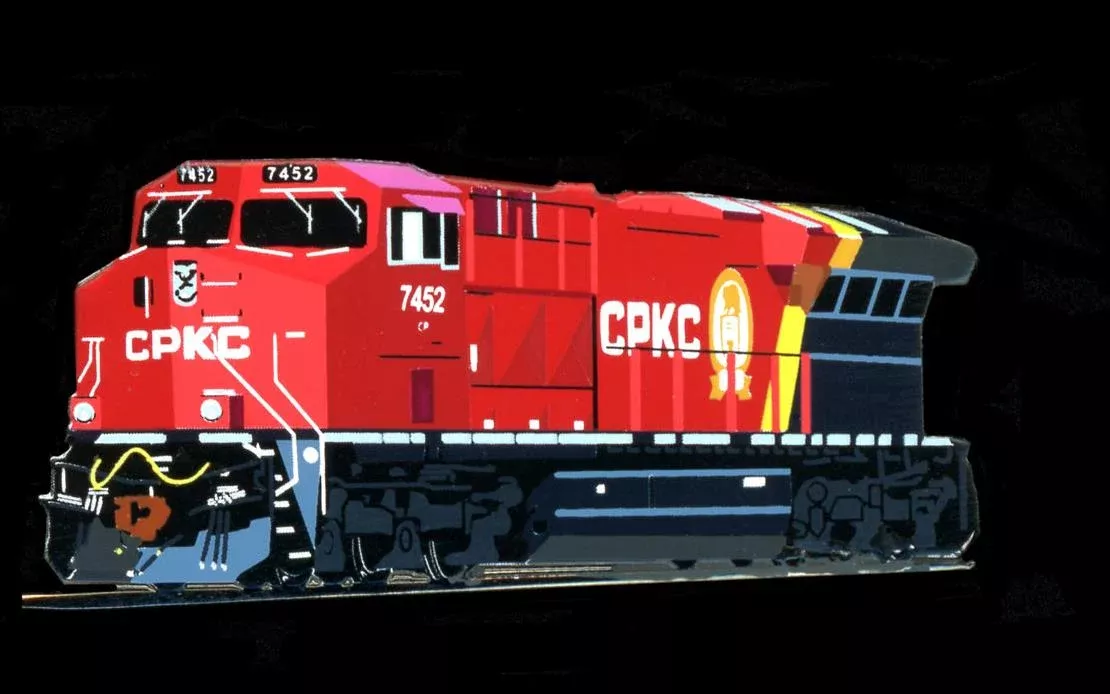 SUNDANCE PINS CKET Canadian Pacific Kansas City CPKC ET44AC Locomotive #7452 Pin Limited