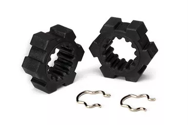 Traxxas X-Maxx/XRT Wheel Hex Hubs with Hex Clips (2)