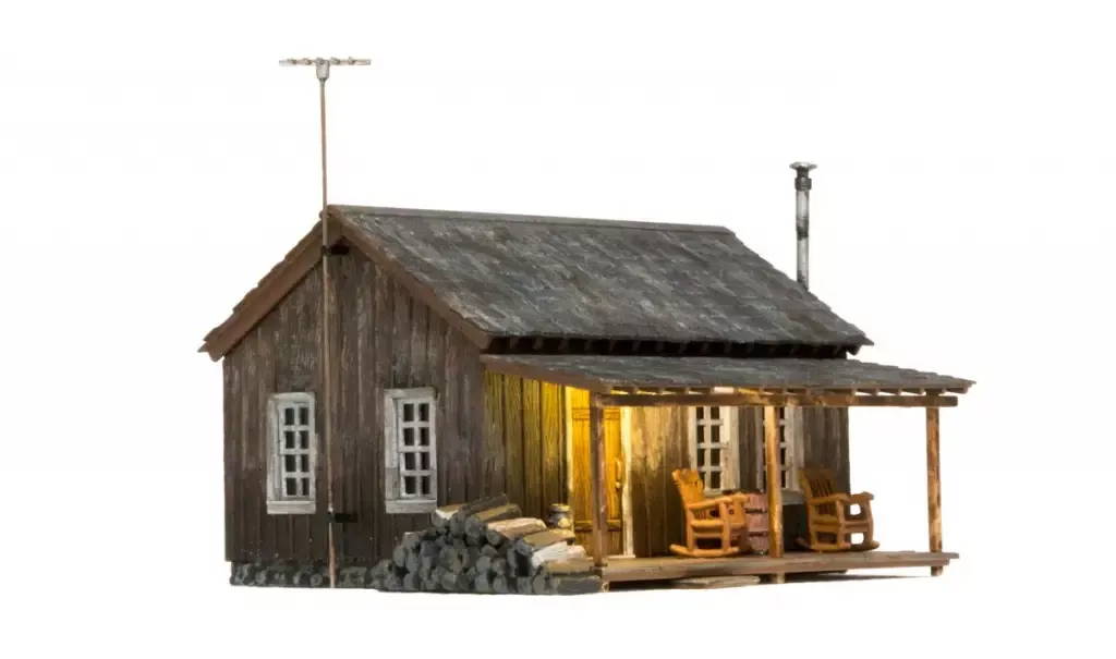 Woodland Scenics BR5869 O Rustic Cabin (Built up)