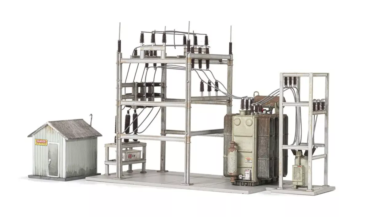 Woodland Scenics US2268 HO Utility System Substation (Built up)